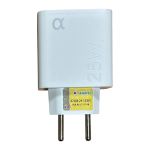 Fonte Carregador Turbo A'Gold USB + USB-C  25W CA48-4 ANATEL