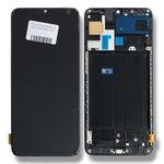 Frontal Tela Samsung A70 Oled NN C- Aro