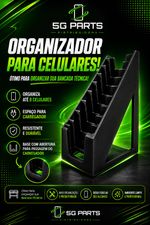 Organizador de Celular  até 8 Un P/ Bancada