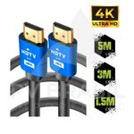 Cabo HDMI EMBORRACHADO 4K 2.0 Ultra HD X-Cell
