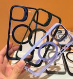 Capa Bracket MagSafe C/ Pelicula de Câmera iPhone 15 Pro Max