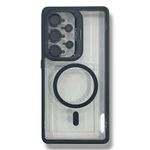 Capa Bracket MagSafe C/ Pelicula de Câmera Samsung S25 Ultra