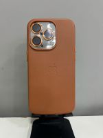 Capa Couro C/ Pelicula Camera iPhone 14 Pro