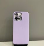 Capa Couro C/ Pelicula Camera iPhone 15 Pro Max