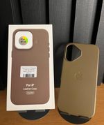 Capa Couro C/ Pelicula Camera iPhone 16