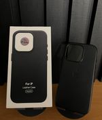 Capa Couro C/ Pelicula Camera iPhone 16 Pro