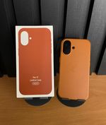 Capa Couro C/ Pelicula Camera iPhone 17