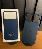 Capa Couro C/ Pelicula Camera iPhone 17 Pro Max