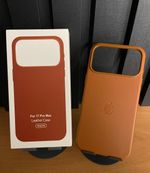 Capa Couro C/ Pelicula Camera iPhone 17 Pro Max