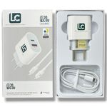 Carregador LC USB + USB-C P/ Lightning 20W ACD-B80D Anatel