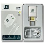 Carregador LC USB + USB-C P/C 20W ACW-B80D Anatel