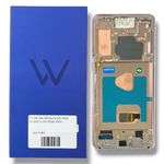 Frontal Tela Samsung S21 Plus Amoled C- Aro Rosa Wefix