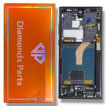 Frontal Tela Samsung S22 Ultra Oled Diamond C- Aro
