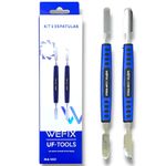 Kit 2 Espatulas Aço Inox WeFix