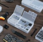 Caixa Organizadora De Componentes P/Reparo De Celular Wefix