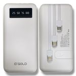 Bateria Portátil Power Bank A'Gold 3.1A 20.000mAh BTE-30