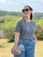 Camiseta LOVE Cinza Escuro