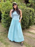 Vestido Regata Candy Colors Azul