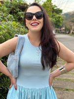 Vestido Regata Candy Colors Azul