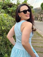 Vestido Regata Candy Colors Azul