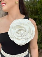 Body Flor Preto