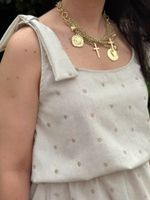Vestido Laços Poá