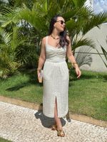 Vestido de Laise Off White