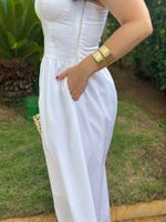 Vestido Corset Midi Branco