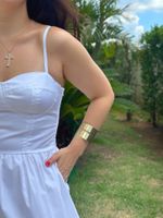 Vestido Corset Midi Branco