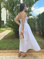 Vestido Corset Midi Branco