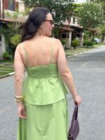 Blusa Peplum Matcha