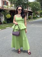 Blusa Peplum Matcha