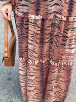 Vestido Midi Animal Print