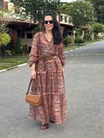 Vestido Midi Animal Print