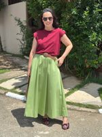 Saia Midi Matcha