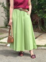 Saia Midi Matcha