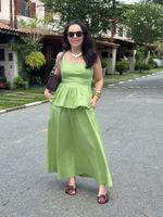 Saia Midi Matcha