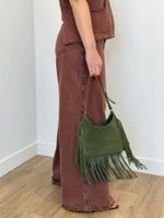Jeans Pantalona Marrom