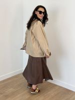 Saia Midi Marrom