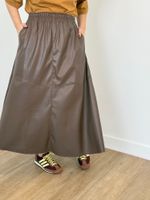 Saia Midi Marrom