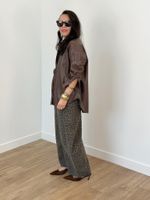 Camisa Oversized Marrom