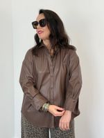Camisa Oversized Marrom
