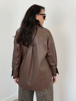 Camisa Oversized Marrom