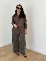 Camisa Oversized Marrom
