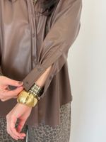 Camisa Oversized Marrom