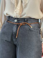 Jeans Black Pantacourt