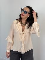 Blusa Manga Longa Babados