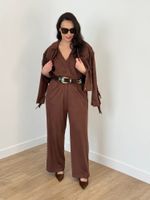 Calça Suede Marrom