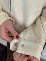 Bomber de Suede Off White