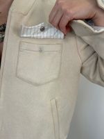 Bomber de Suede Off White